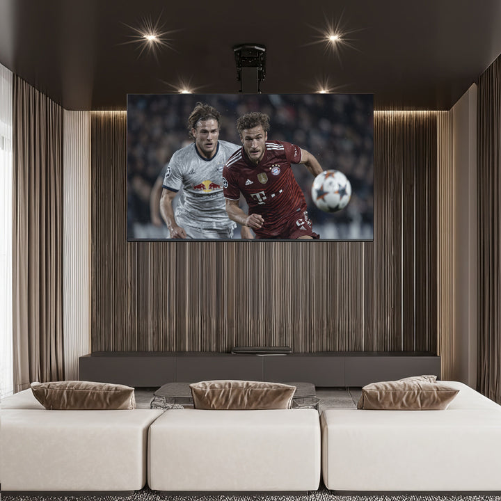 Maclean MC-880 Elektrische kantelbare tv-beugel voor plafond, dakhellingen incl. afstandsbediening, 32-70", tot 35kg, max VESA 600x400