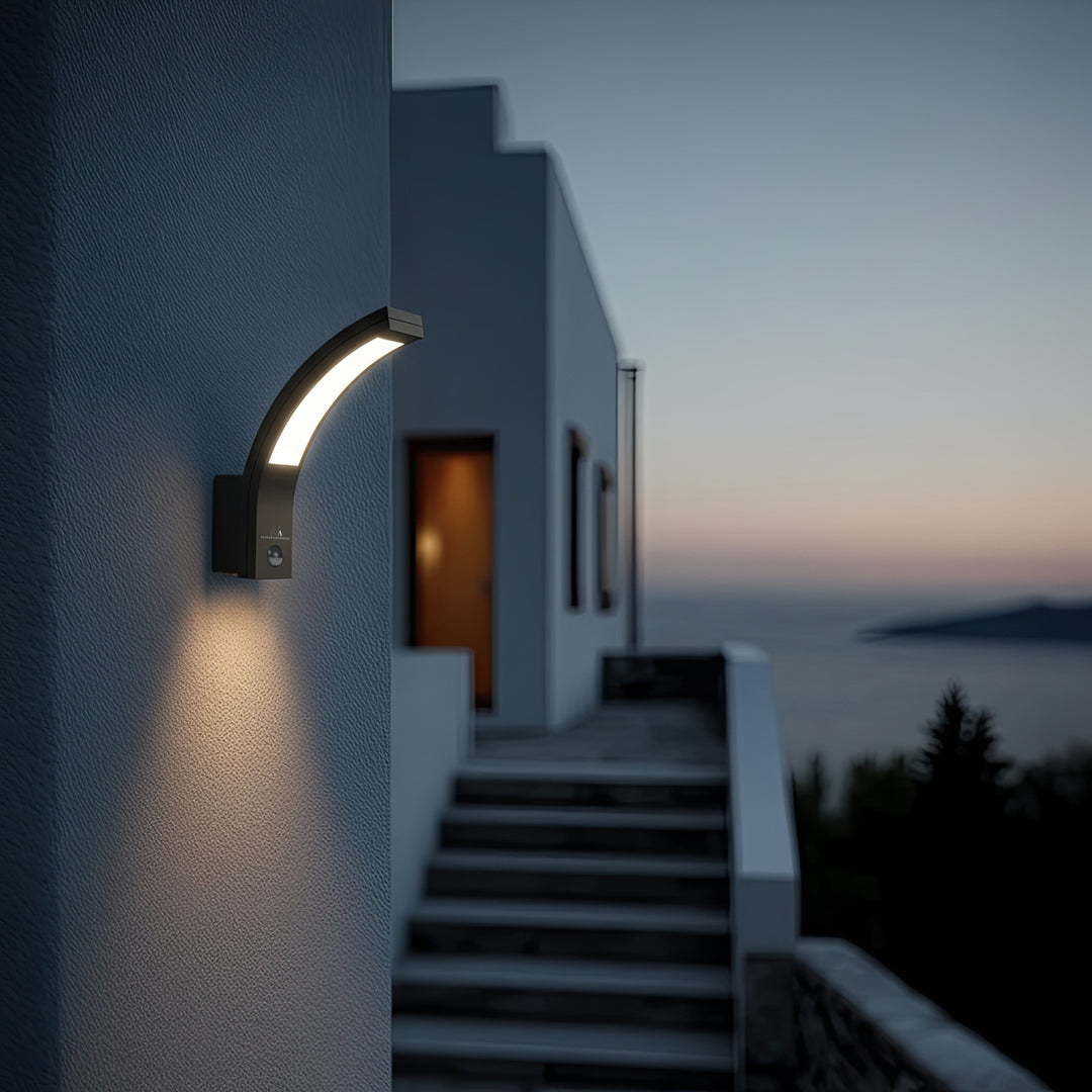 LED-lamp met infrarood bewegingssensor MCE244 750lm 10W IP54 Maclean Energy