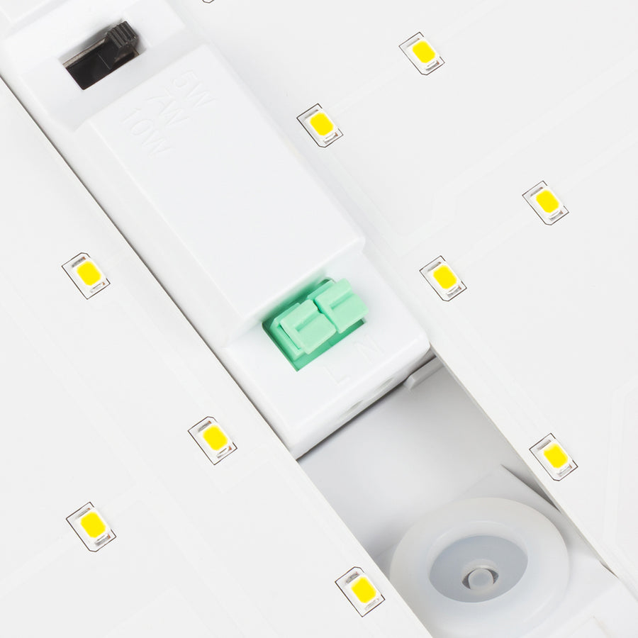 Maclean LED-lamp, huisnummer, met schemersensor, wit, max. 10 W, IP65, neutrale lichtkleur (4000 K), max. 1000 lm, MCE292 W