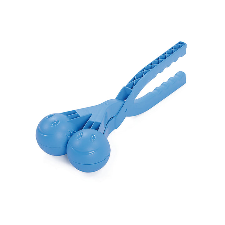 Automatische sneeuwbalmachine Snowballee 2 blauw - uitgerust met een dubbele bak
