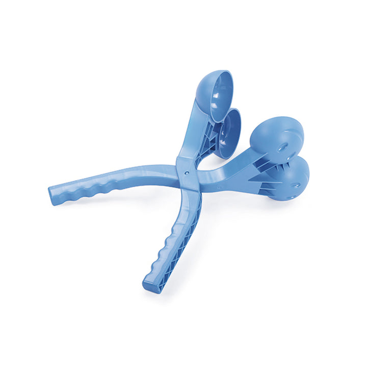 Automatische sneeuwbalmachine Snowballee 2 blauw - uitgerust met een dubbele bak