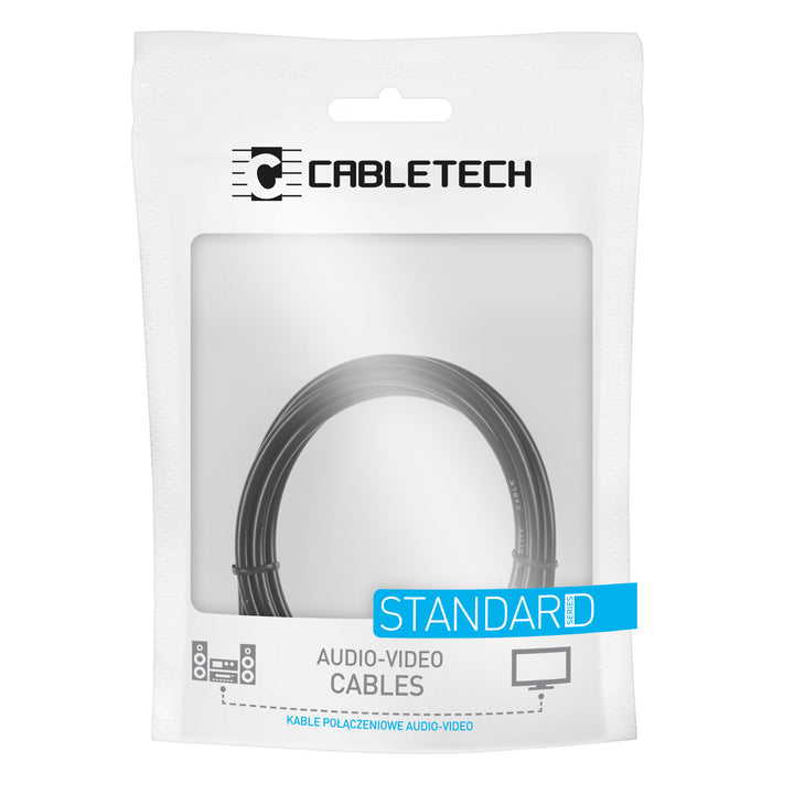 Audio-video kabel 2RCA-2RCA 1,8m Cabletech standaard