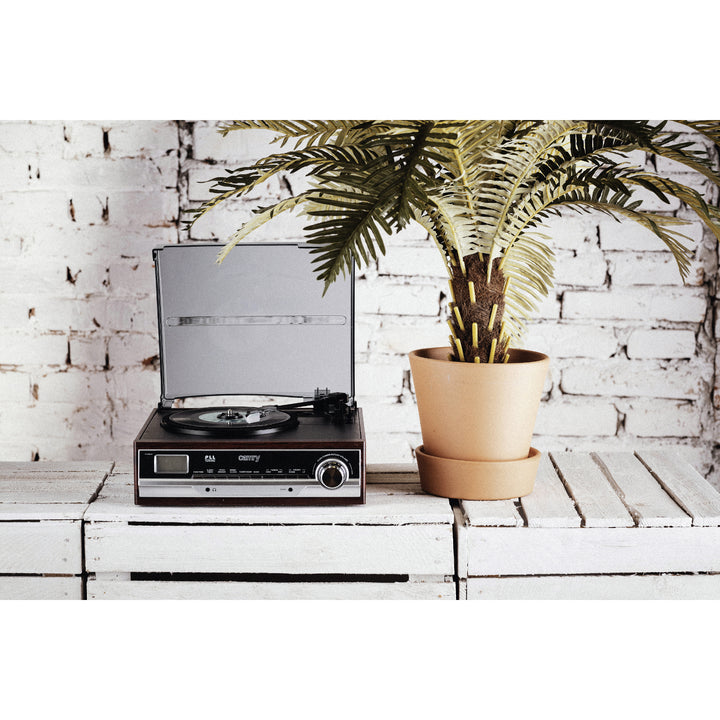 Camry CR 1168 platenspeler met radio en Bluetooth / MP3 / USB / SD / opname