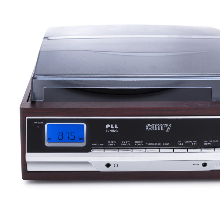 Camry CR 1168 platenspeler met radio en Bluetooth / MP3 / USB / SD / opname