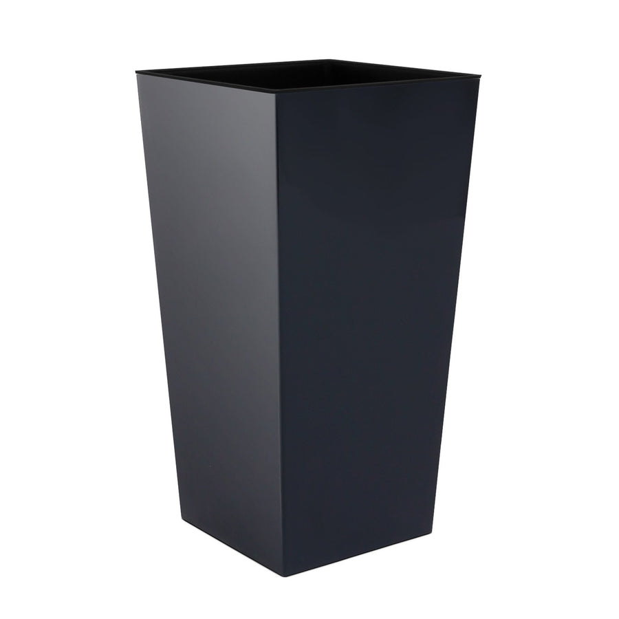 Bloempot met inzet Urbi Square DURS400-S433 - antraciet kleur