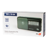 Draagbare analoge radio AM / FM RA4 Blow 2x R20 batterij