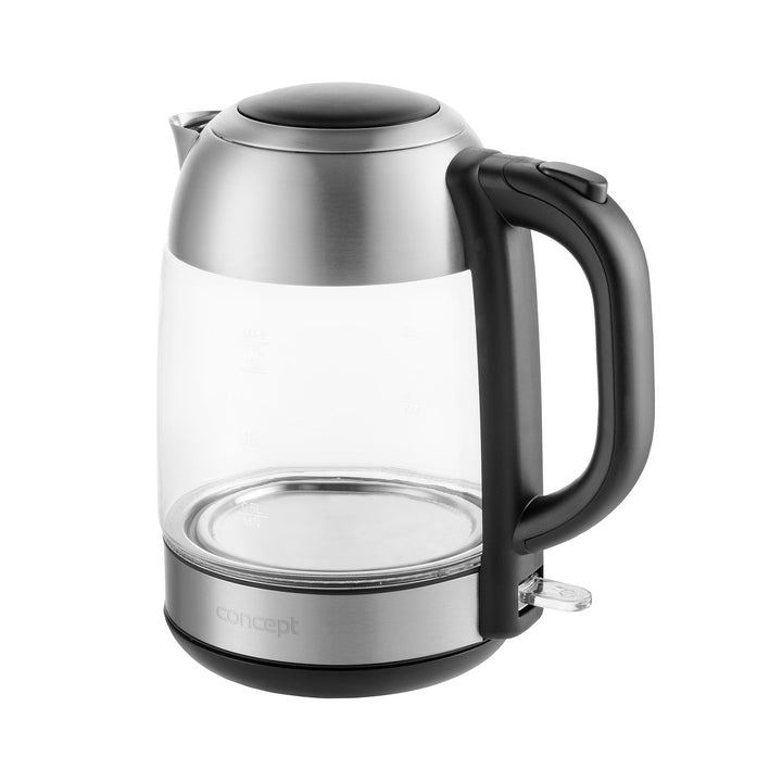 Glazen waterkoker 1.7L Concept RK4080 roestvrij staal
