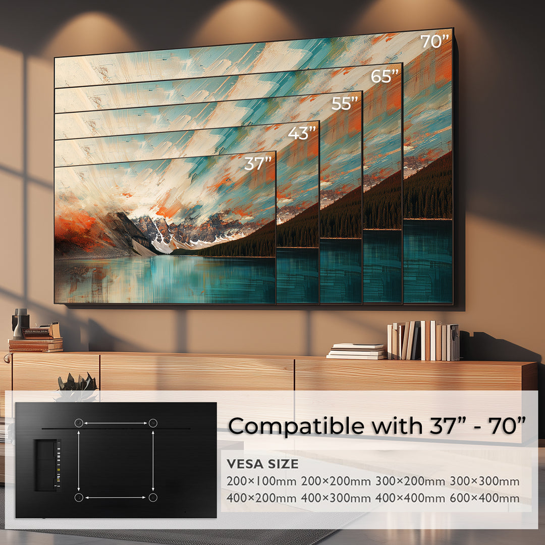Mount Maclean -Elektrische muurbeugel voor TV  37"-70" / 35kg + afstandsbediening | Max vesa 600x400