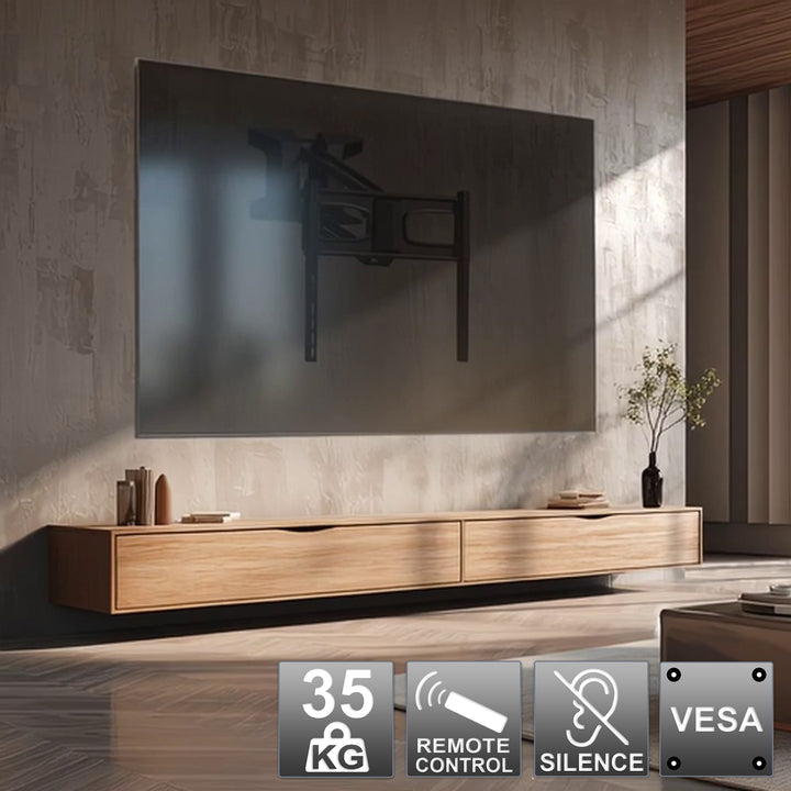 Mount Maclean -Elektrische muurbeugel voor TV  37"-70" / 35kg + afstandsbediening | Max vesa 600x400
