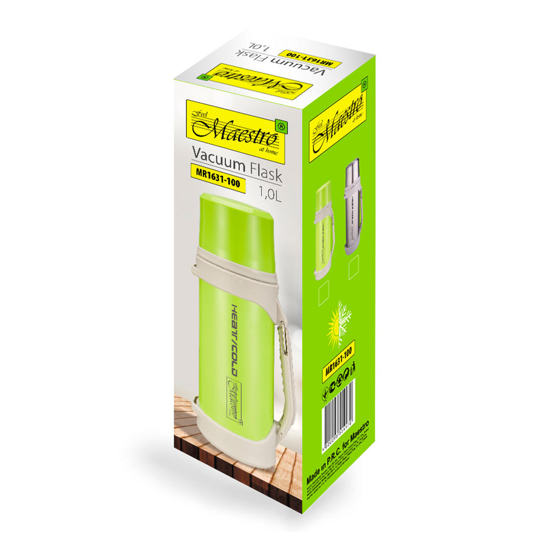 1.5L roestvrijstalen thermoskan Maestro MR1631 groen