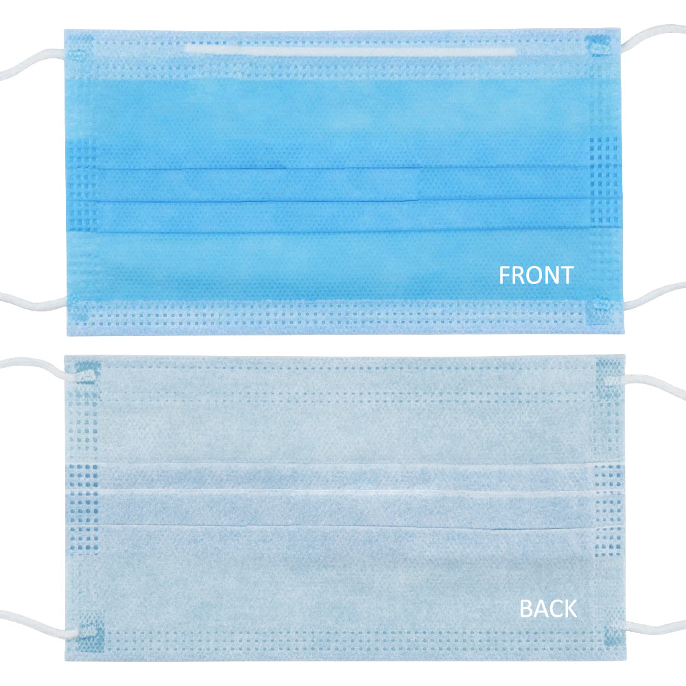 ProMedix PR205 Wegwerp 3-laags, chirurgisch mondkapjes FFP2 - Set van 50 stuks - blauw