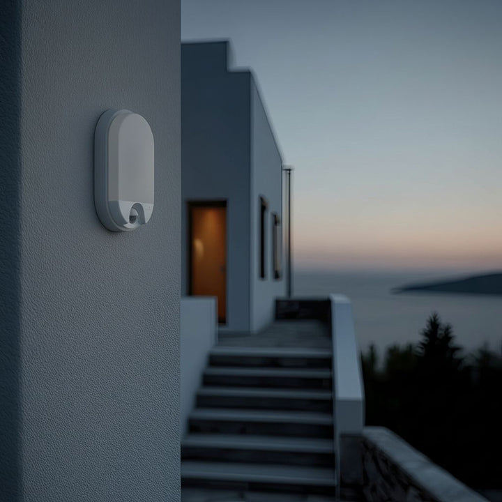 Maclean MCE340 W LED lamp met infrarood bewegingssensor - 1100lm  - 15W  - IP54 - wit