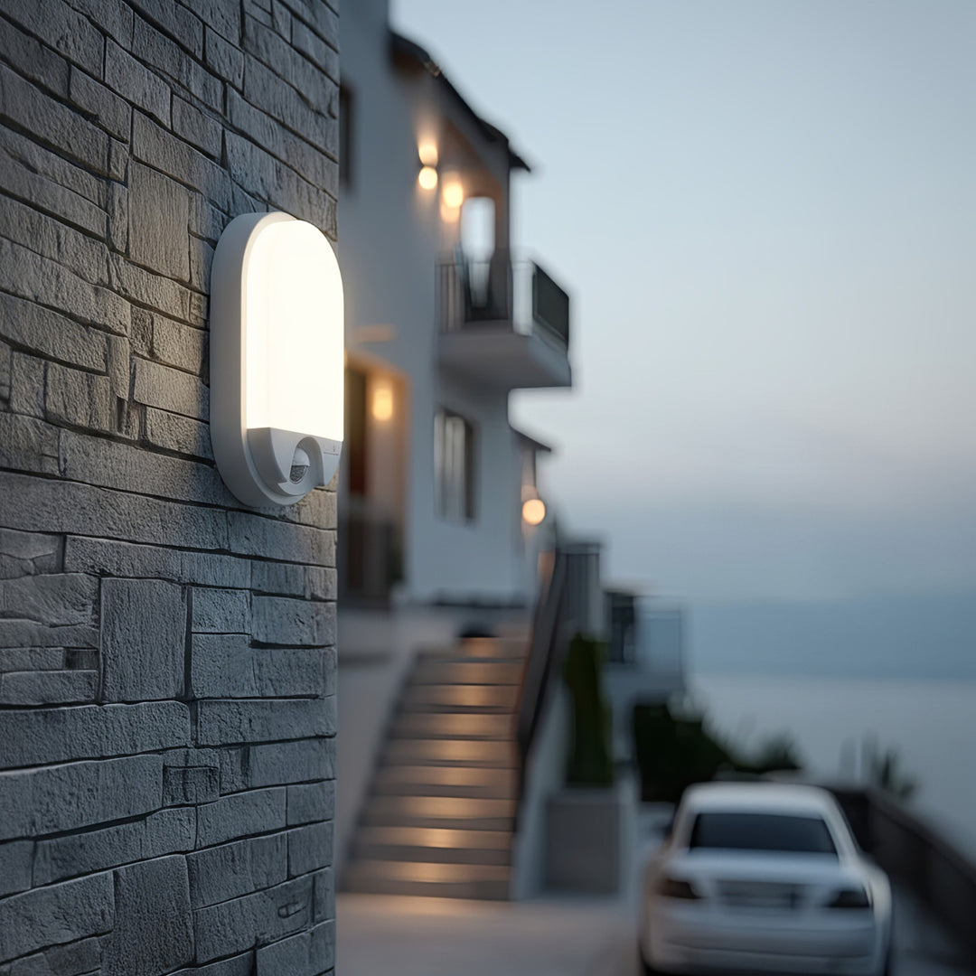 Maclean MCE340 W LED lamp met infrarood bewegingssensor - 1100lm  - 15W  - IP54 - wit