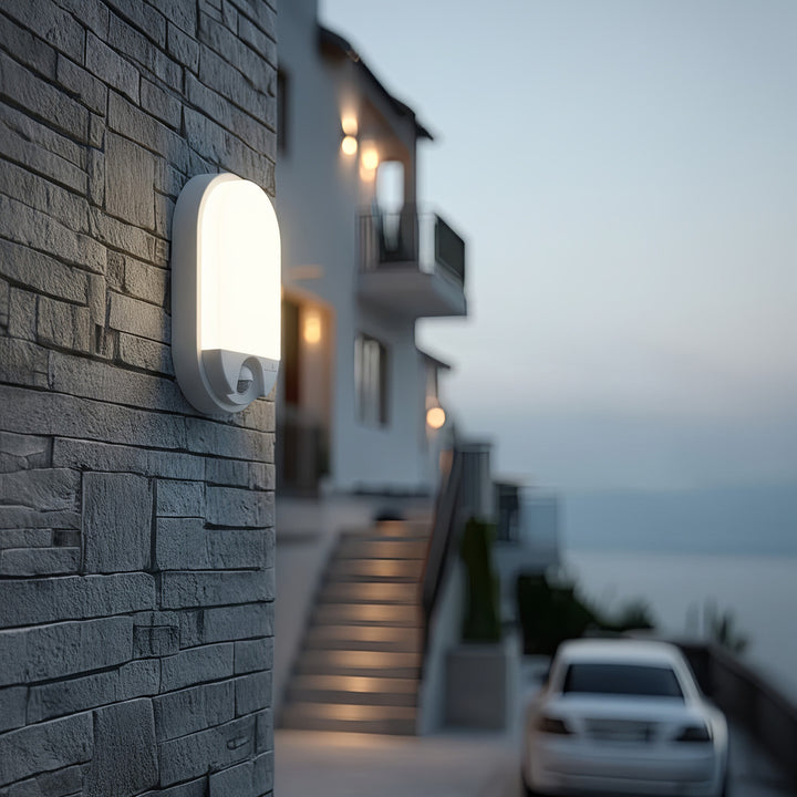 Maclean MCE340 W LED lamp met infrarood bewegingssensor - 1100lm  - 15W  - IP54 - wit