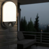 Maclean MCE340 GR LED lamp met infrarood bewegingssensor - 1100lm  - 15W  - IP54 - grijs