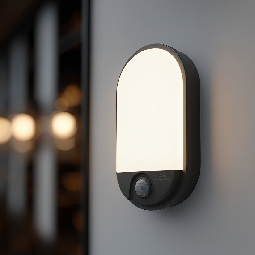 Maclean MCE340 GR LED lamp met infrarood bewegingssensor - 1100lm  - 15W  - IP54 - grijs