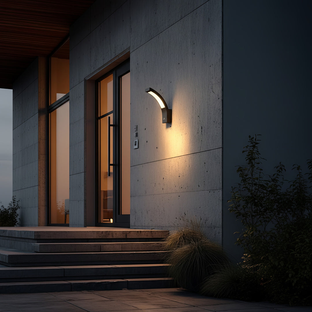 Maclean MCE343 B LED gevellamp, buitenwandlamp - 800lm - 10W IP54 - zwart, natuurlijk wit (4000K)