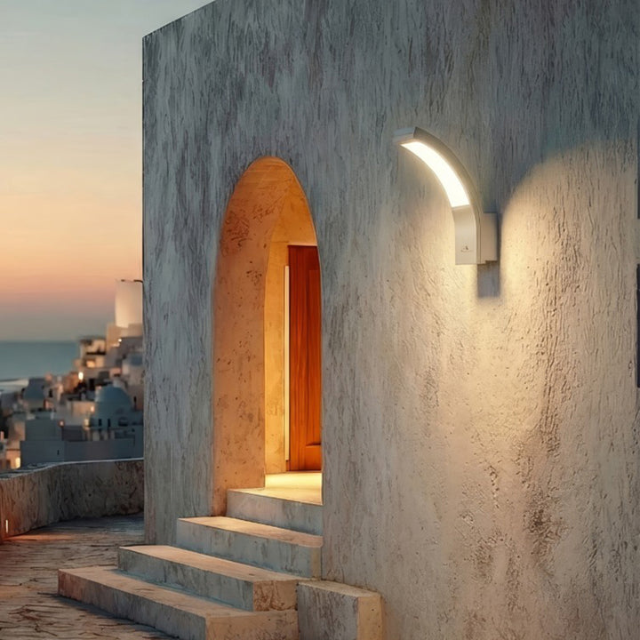 Maclean MCE343 SV LED gevellamp, buitenwandlamp - 800lm - 10W IP54 - zilverkleur, natuurlijk wit (4000K)