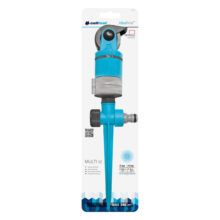 Cellfast sproeier, sector, 4 functies, op stiftvoet, Ideal