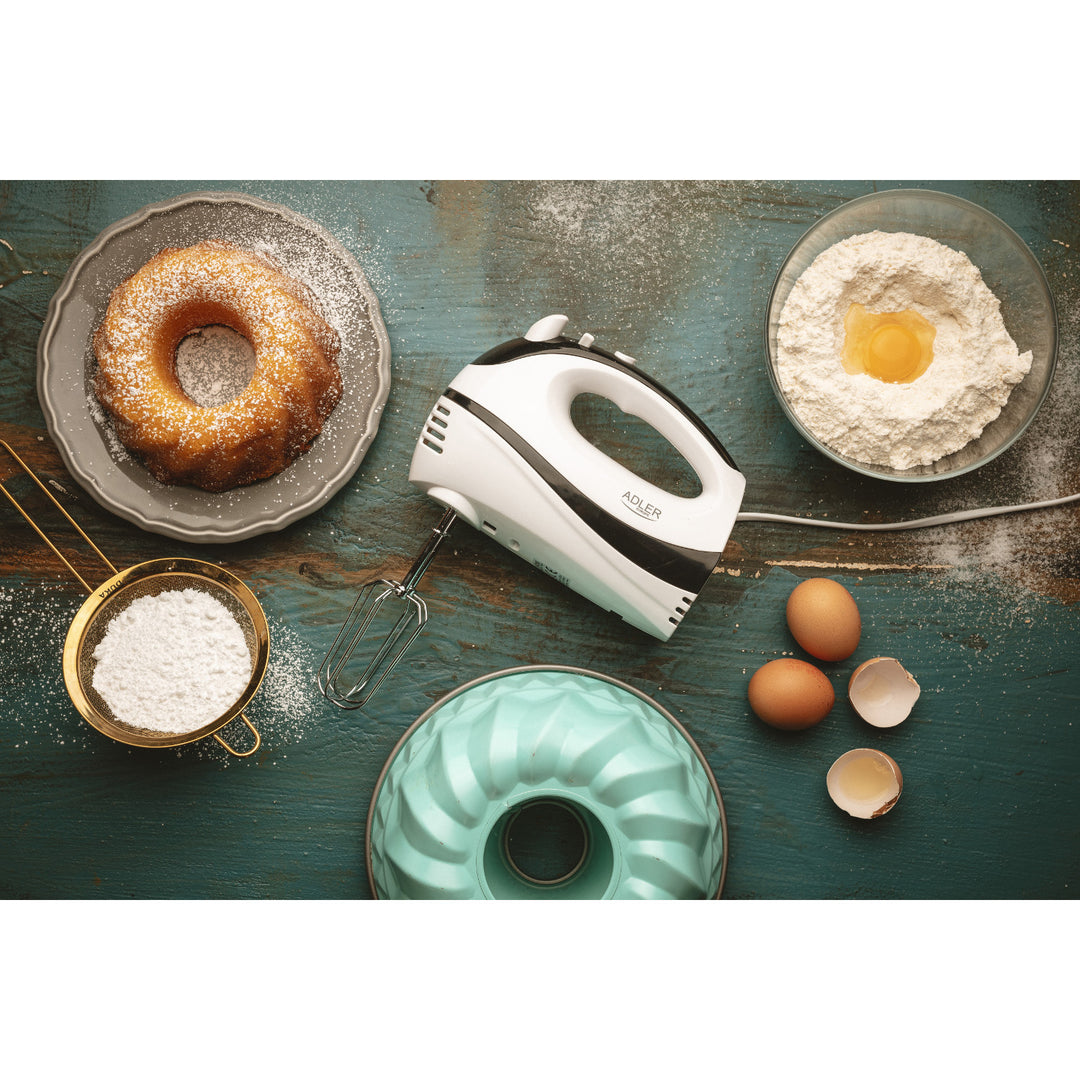 Adler keukenmixer, vermogen 300 W, 5 snelheden, turbofunctie, AD 4205 b