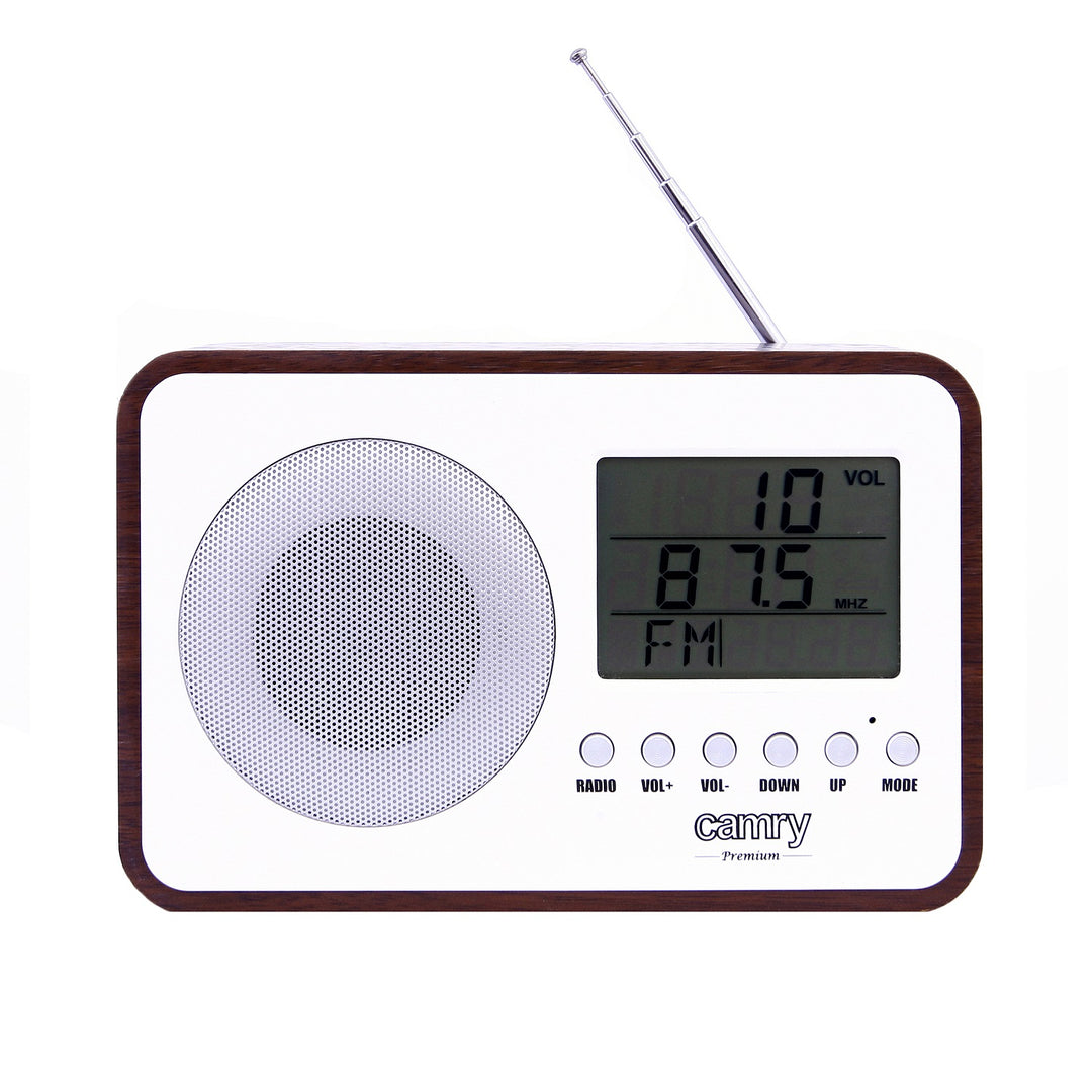 Camry digitale radio, retro, LCD-scherm, wekker, CR 1153