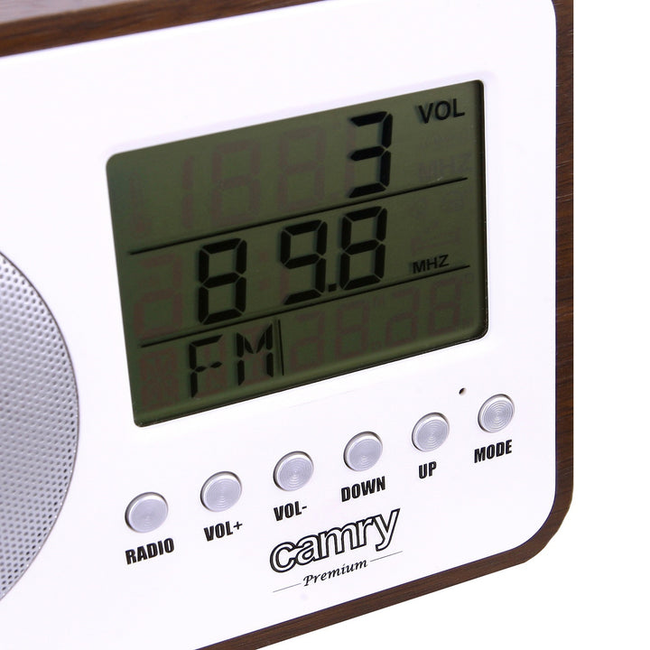 Camry digitale radio, retro, LCD-scherm, wekker, CR 1153