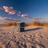 Campingtoilet 19L Mobiele toiletemmer Reistoilet Toiletemmer Toilet Mobiele camping Antraciet