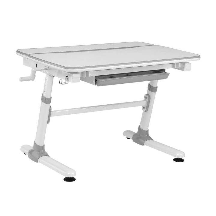 Ergo Office ER-417 Ergonomisch kinderbureau met hoogte- en kantelverstelling Kinderschooltafel tot 100 kg lade-tashaak