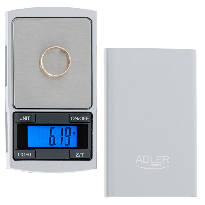 Precisiebalans Adler, LCD-scherm, tot 100g, AD 3168