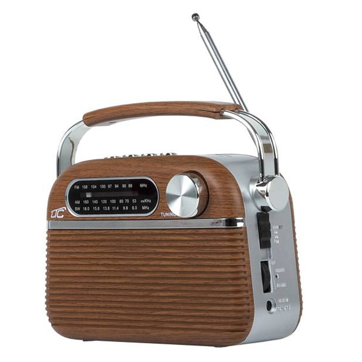 RETRO LTC DRAAGBARE RADIO NIDA BLUETOOTH, AM / FM / MP3 / USB / SD INGEBOUWDE BATTERIJ 1200 MAH
