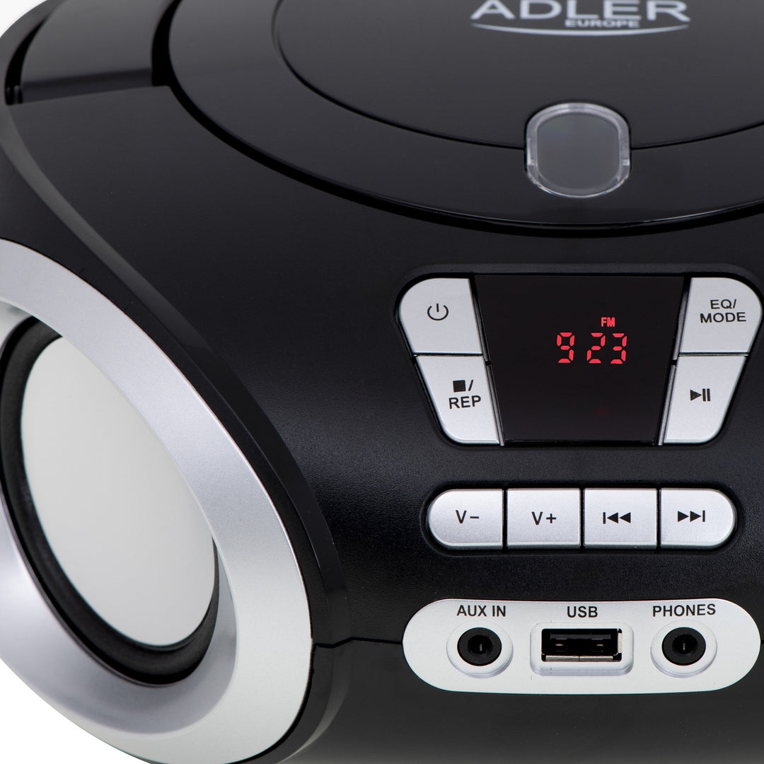 CD-MP3 boombox, USB, Adler AD 1181 radio