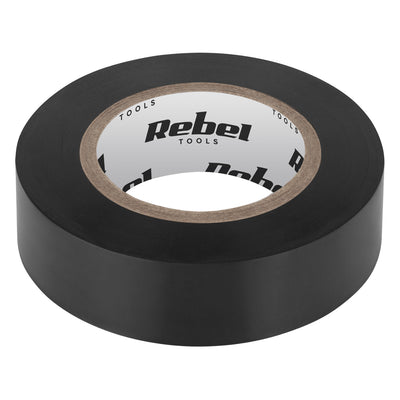 REBEL zelfklevende isolatietape (0,13 mm x 19 mm x 20 yd) zwart