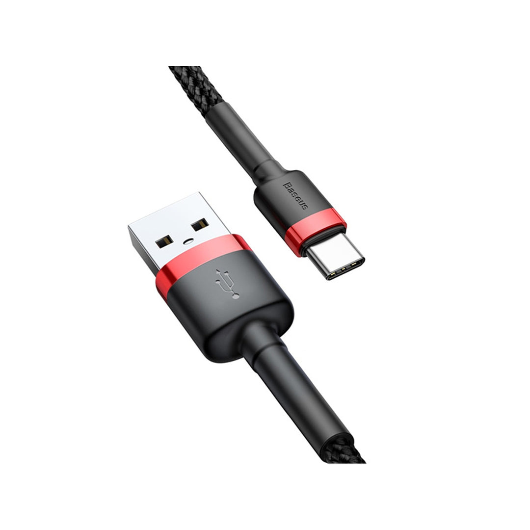 Baseus kabel, USB type C, lengte 50cm, 3A, zwart, BASKBK46595