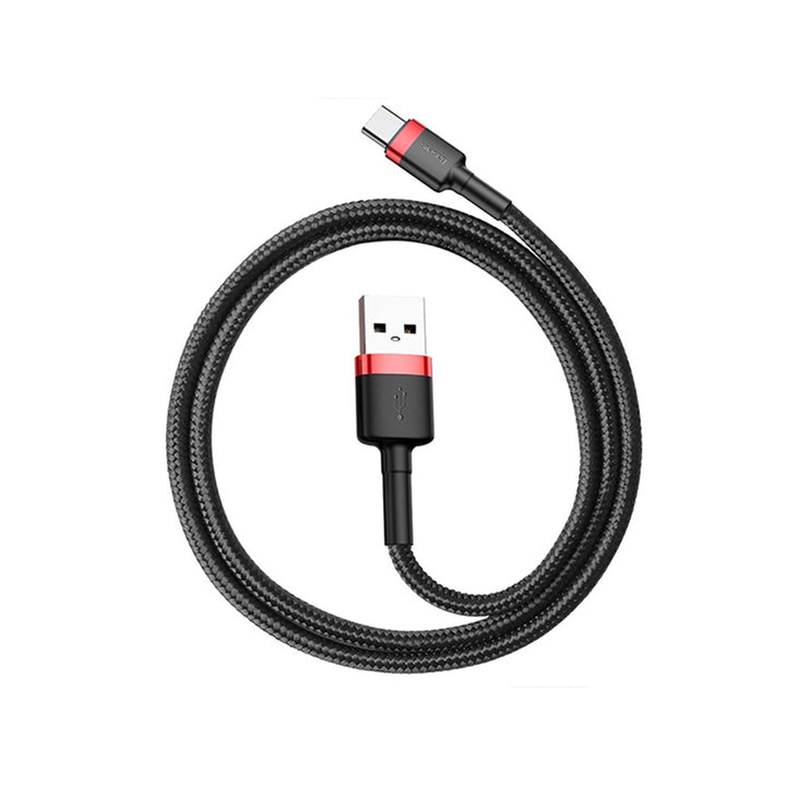 Baseus kabel, USB type C, lengte 50cm, 3A, zwart, BASKBK46595