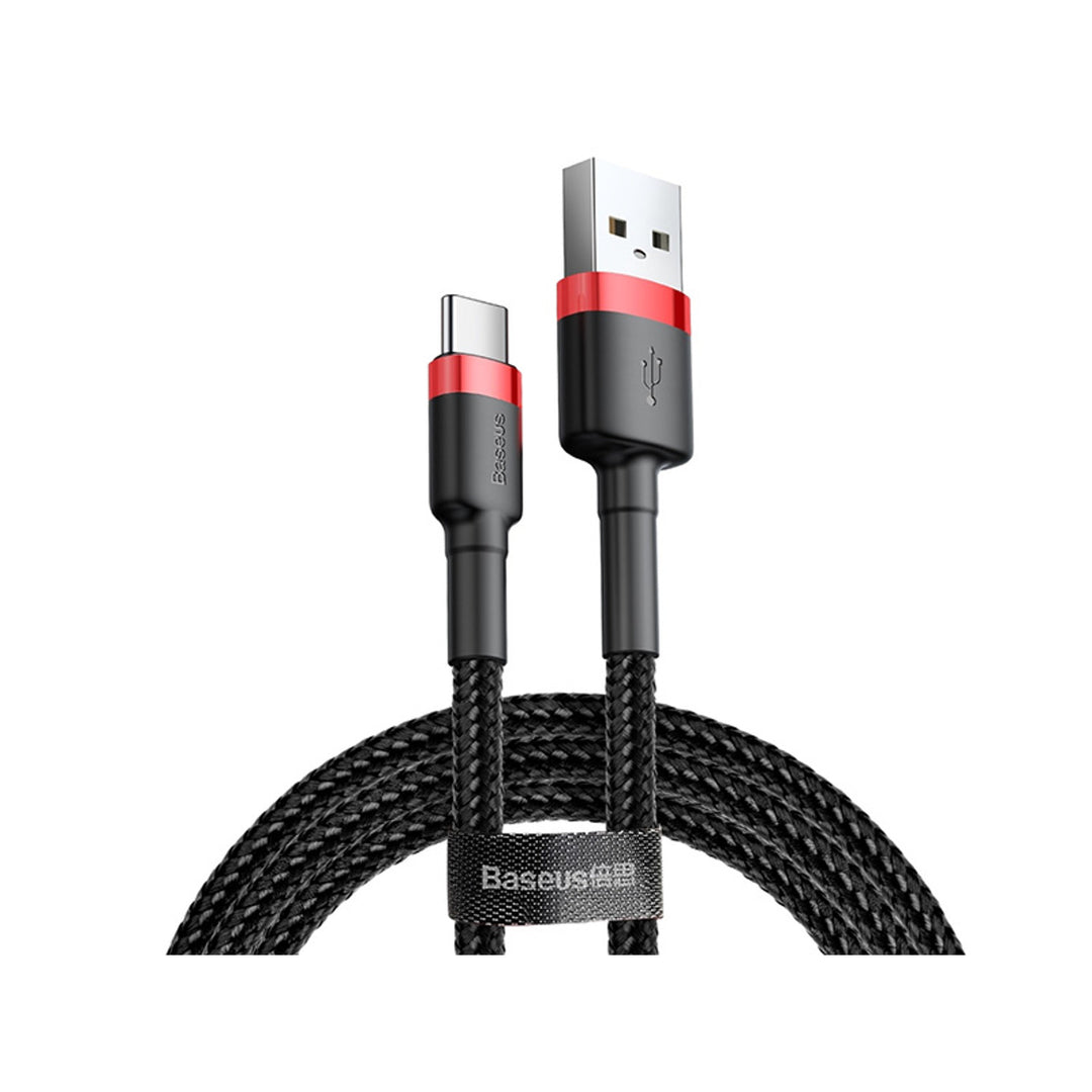 Baseus kabel, USB type C, lengte 50cm, 3A, zwart, BASKBK46595