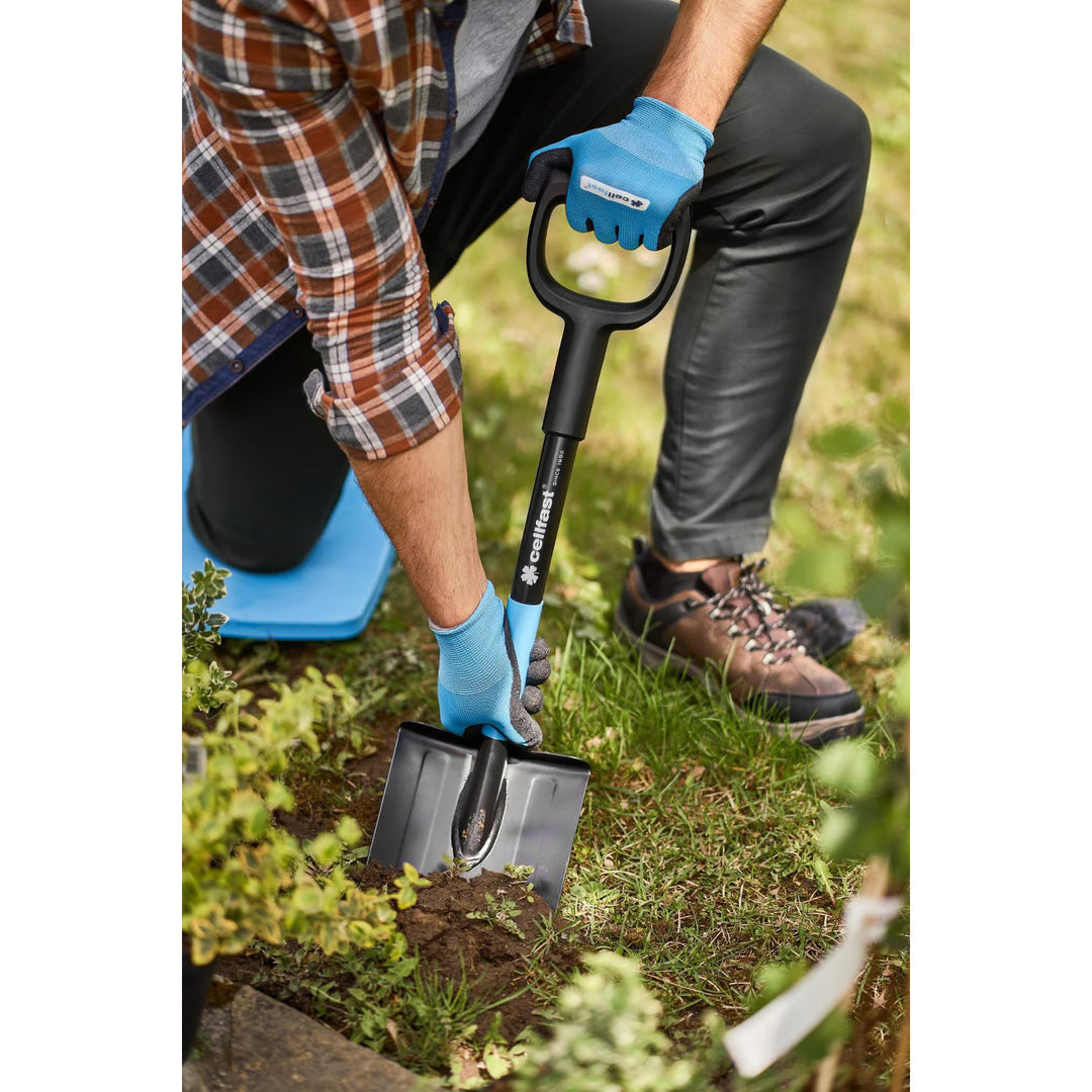 Cellfast korte spade, voor gebruik in harde grond, lengte 78 cm, boorstaal, CELLPRO