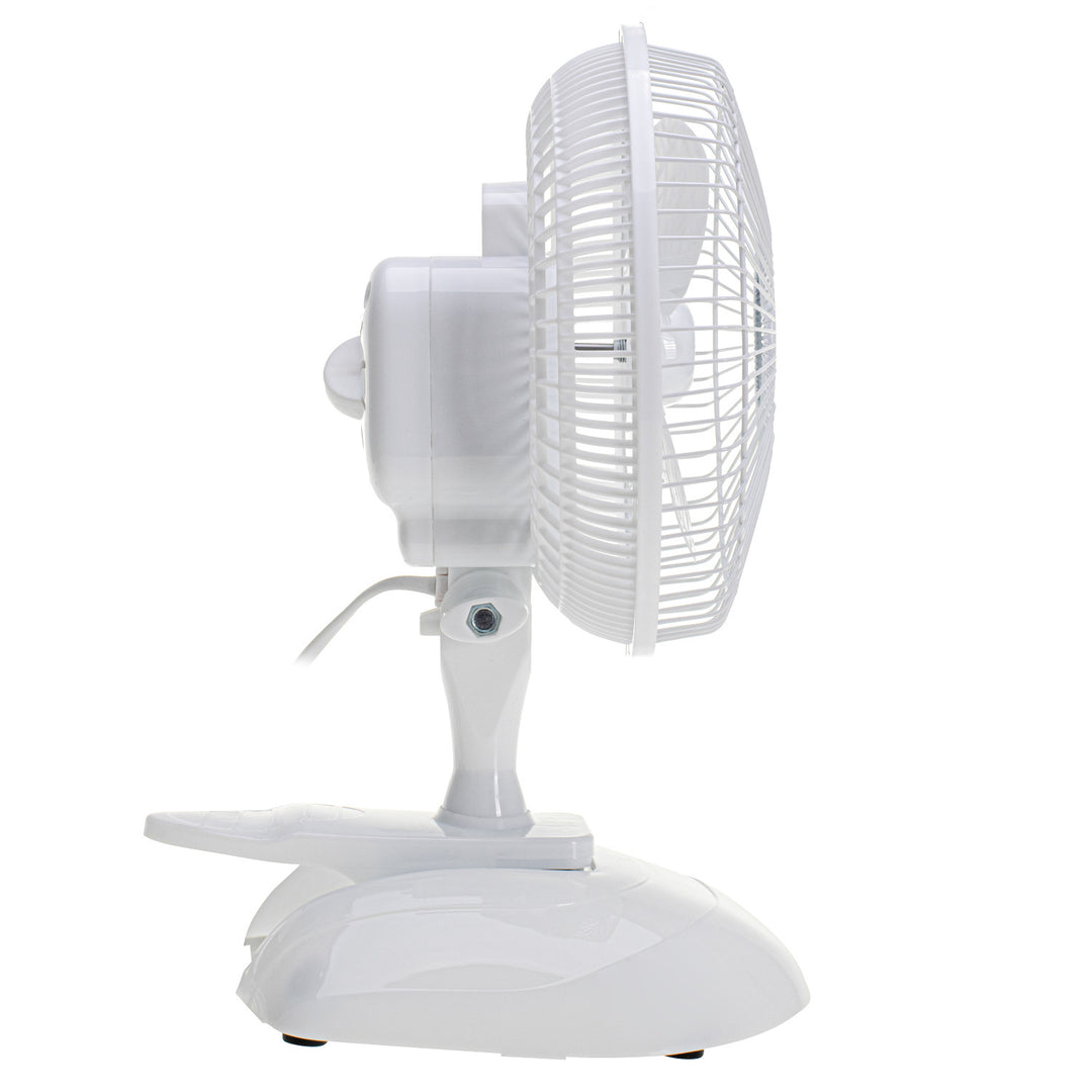 Adler bureauventilator, clip en voet, diameter 15 cm, max. vermogen 30W, AD7317