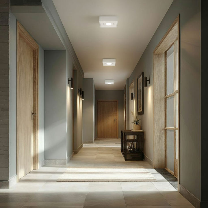 Maclean MCE464W Inbouwspot frame GU10 Inbouwspot plafondlamp Max. 35 W IP20