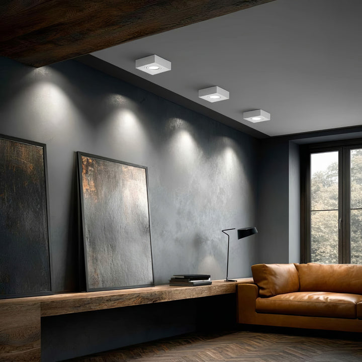 Maclean MCE464W Inbouwspot frame GU10 Inbouwspot plafondlamp Max. 35 W IP20