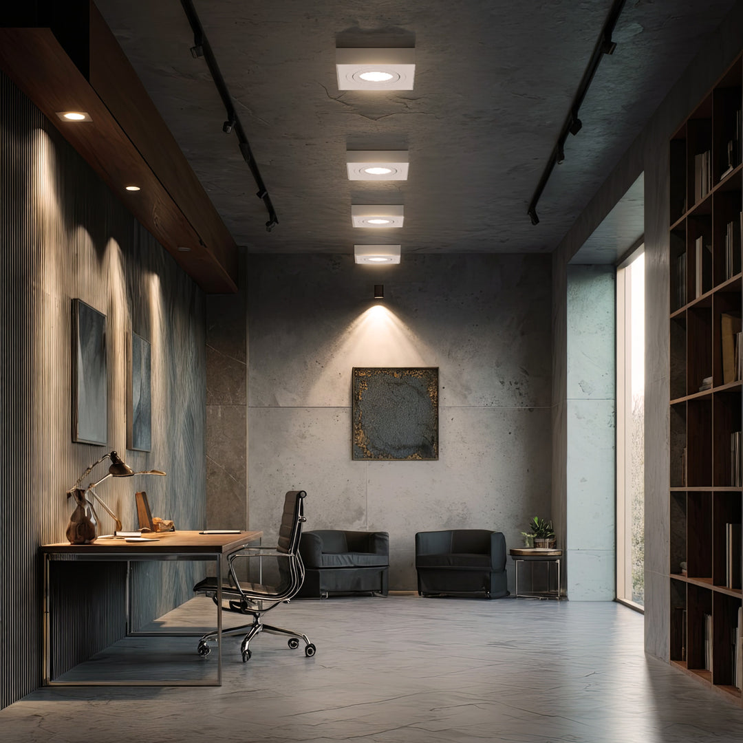 Maclean MCE464W Inbouwspot frame GU10 Inbouwspot plafondlamp Max. 35 W IP20