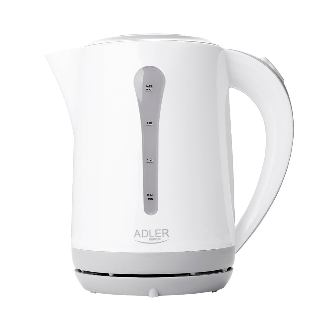 Grote XXL 2,5L waterkoker Adler AD 1244 vermogen 2200W