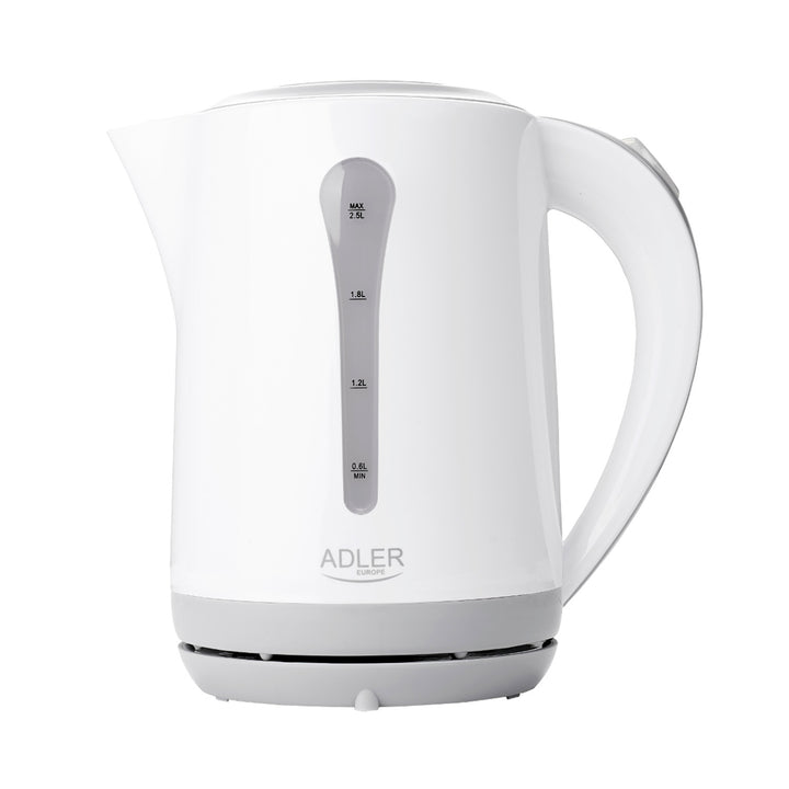 Grote XXL 2,5L waterkoker Adler AD 1244 vermogen 2200W