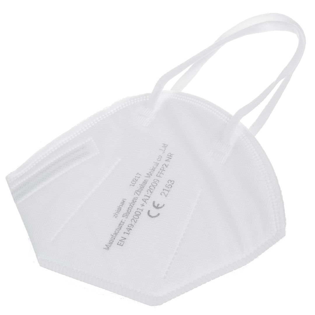 Set van 50 witte FFP2 filtermaskers