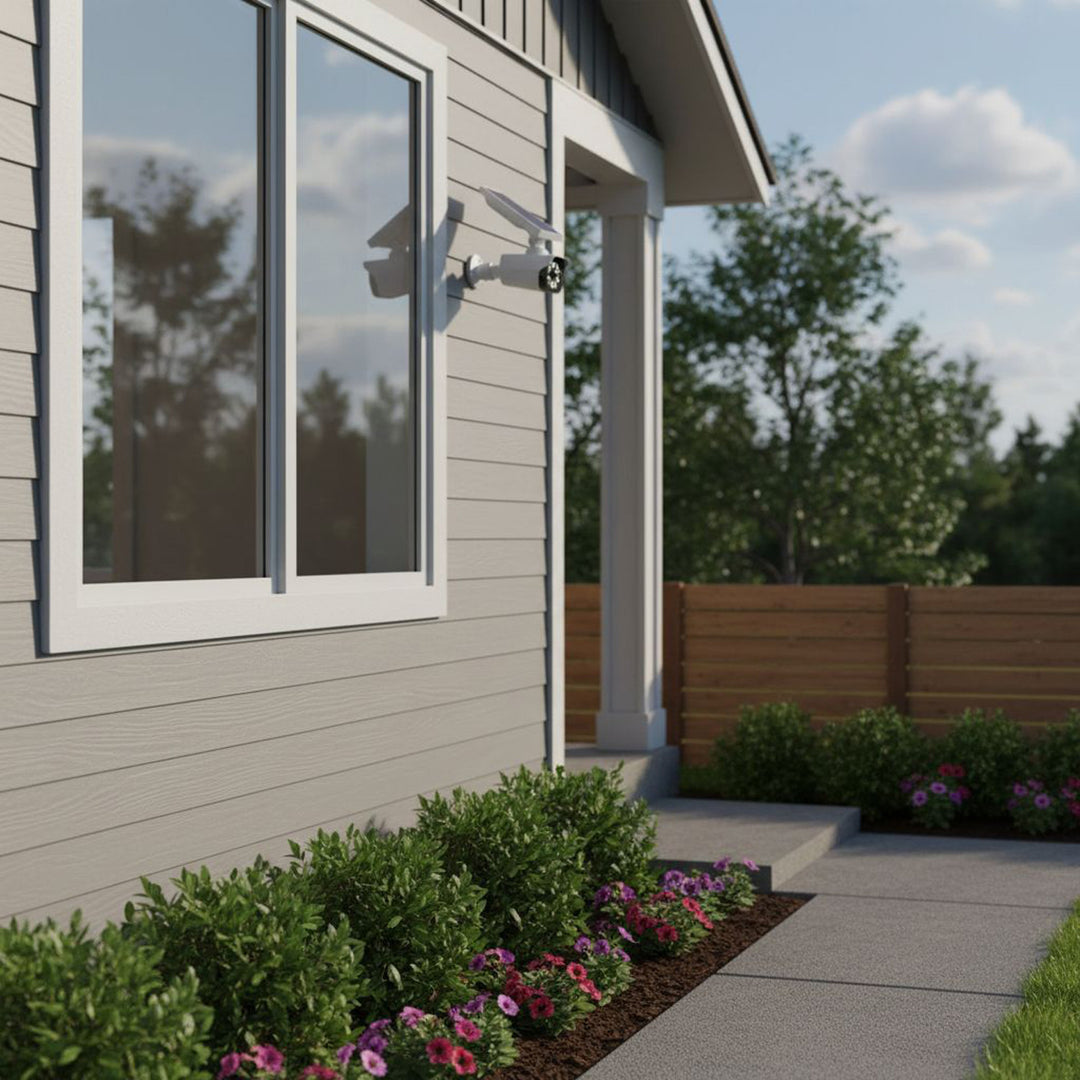 Zonne dummy camera | Knipperende LED | Bewegingssensor | LED-verlichting - Gratis sticker SOL1800S