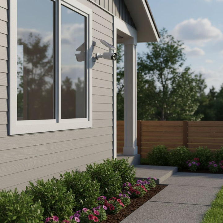 Zonne dummy camera | Knipperende LED | Bewegingssensor | LED-verlichting - Gratis sticker SOL1800S