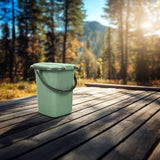GreenBlue - Draagbare toeristische toilet WC emmer 19L - Groen/ Grijs