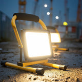 Maclean MCE652 Vloerrand voor LED-koplampen Werklampen Statief schijnwerper Standaard bouwspot Draaibaar Staal (voor MCE550 / MCE650)
