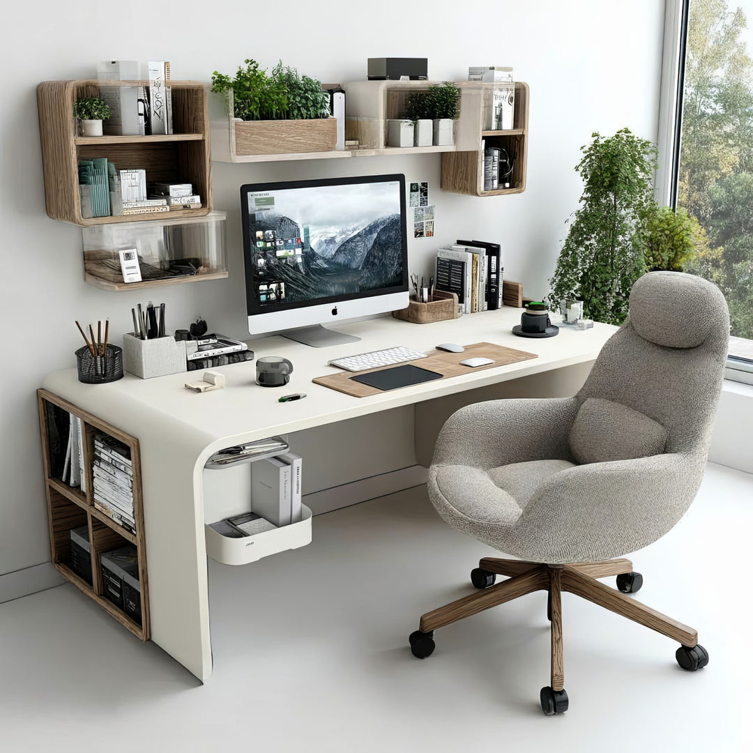 Ergo Office ER-442 Bureau-organizer Onder bureau-organizer voor kantoorbenodigdheden Kantoor-organizer onderbouw kantoorblad tot 5kg