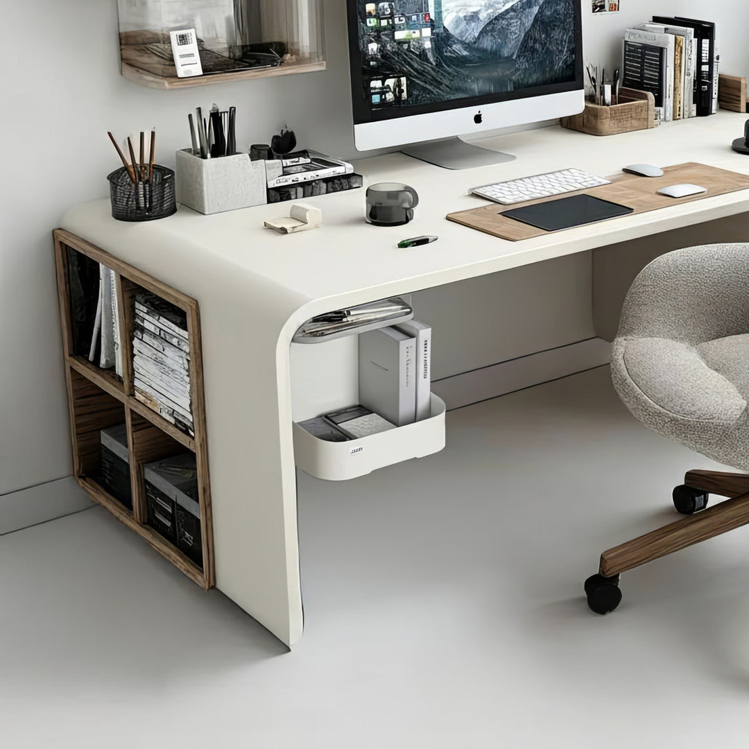 Ergo Office ER-442 Bureau-organizer Onder bureau-organizer voor kantoorbenodigdheden Kantoor-organizer onderbouw kantoorblad tot 5kg