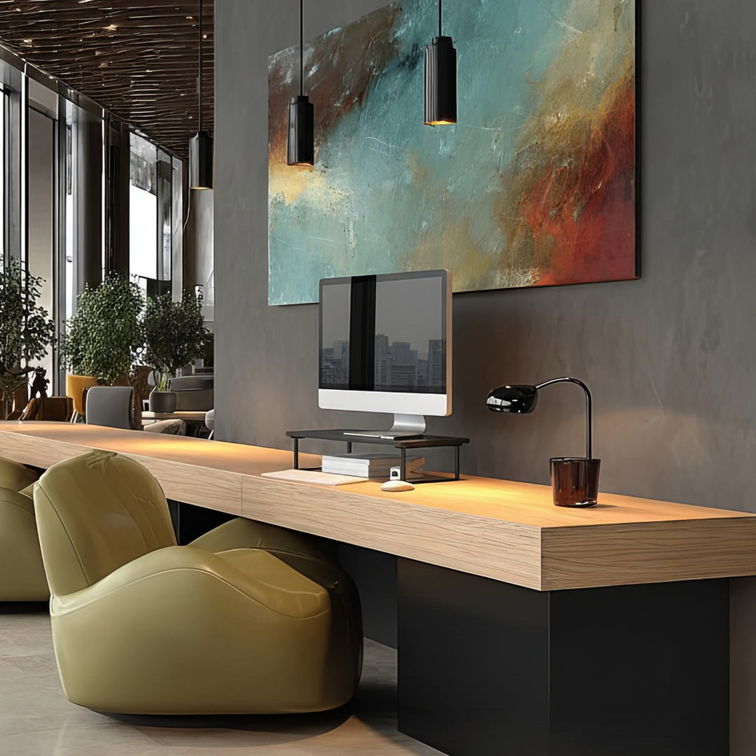 Maclean MC-933 Monitorstandaard 13 - 32 inch Schermverhoger Laptopstandaard Bureaubevestiging Schermstandaard tot 20 kg 50 x 26 x 12,2 cm